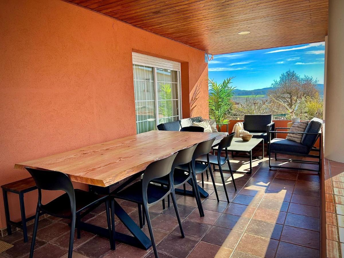 Piscina De Sal Barbacoa Wifi, Parking Gratis, 3 Min Pga Casa El Roble Villa Girona Eksteriør billede