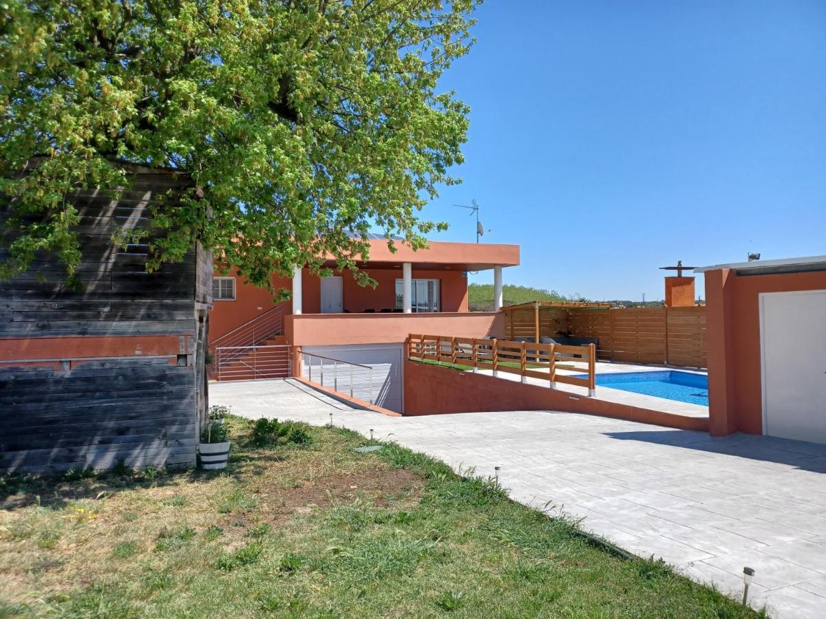 Piscina De Sal Barbacoa Wifi, Parking Gratis, 3 Min Pga Casa El Roble Villa Girona Eksteriør billede